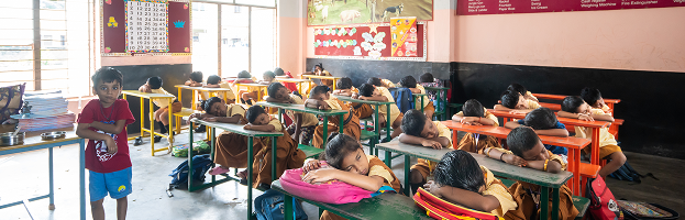 Boy in Classroom